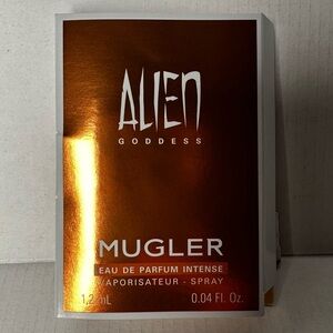 🎁 One Sample of MUGLER Alien Goddess EDP Intense (1.2 mL Sample) New